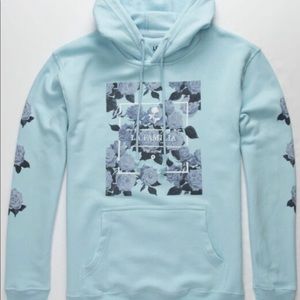 Blue rose hoodie